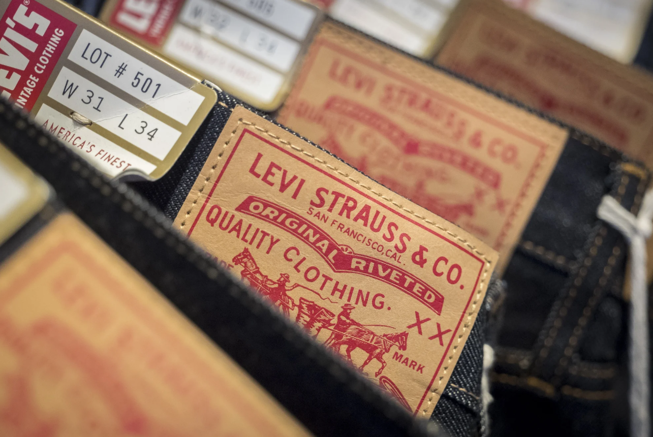 Tem mác da quần jeans 1